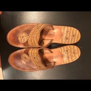 Jack Rogers Size 10 Beige Sandals